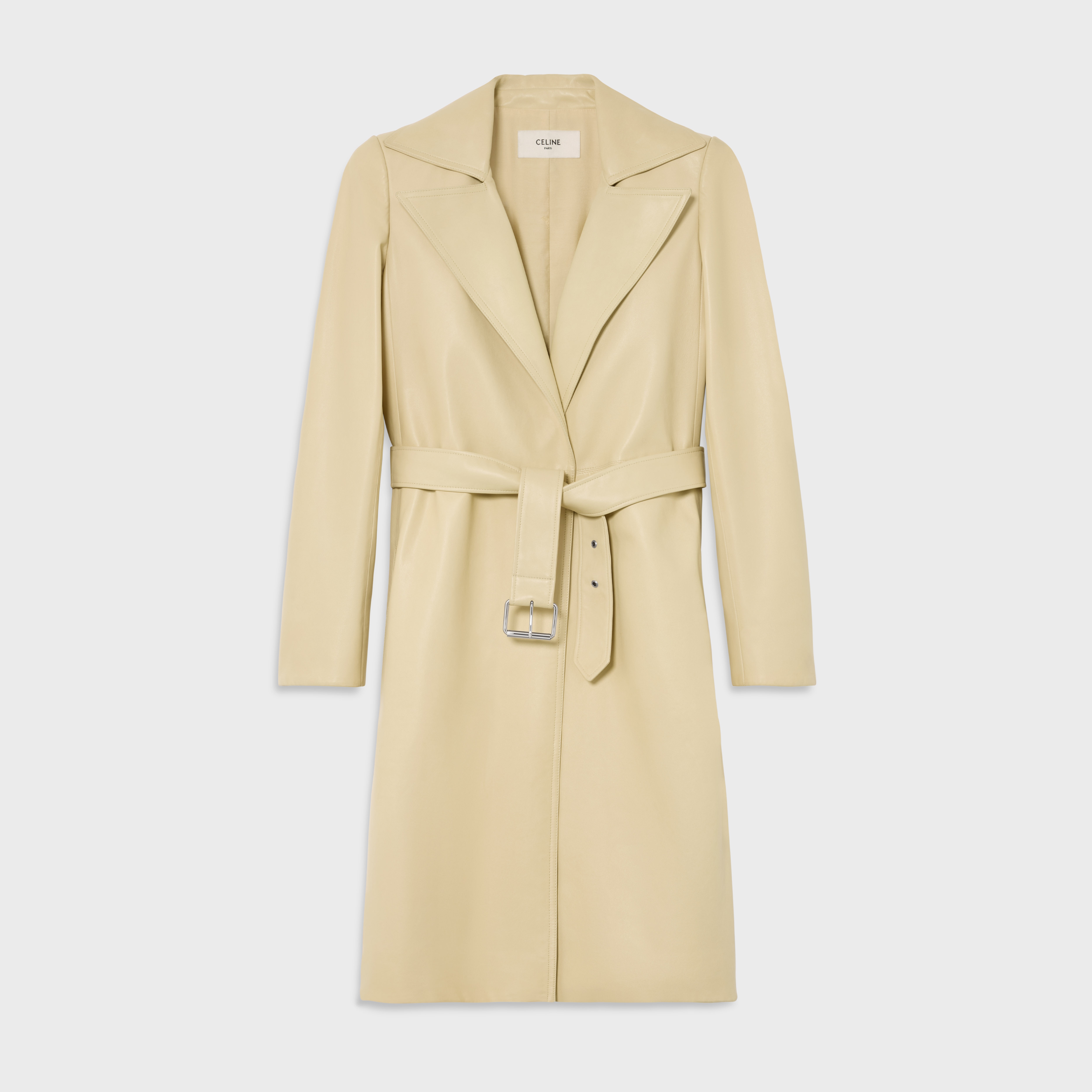 coat IN SOFT LAMBSKIN - ALBATRE | CELINE coat IN SOFT LAMBSKIN - ALBATRE | CELINE